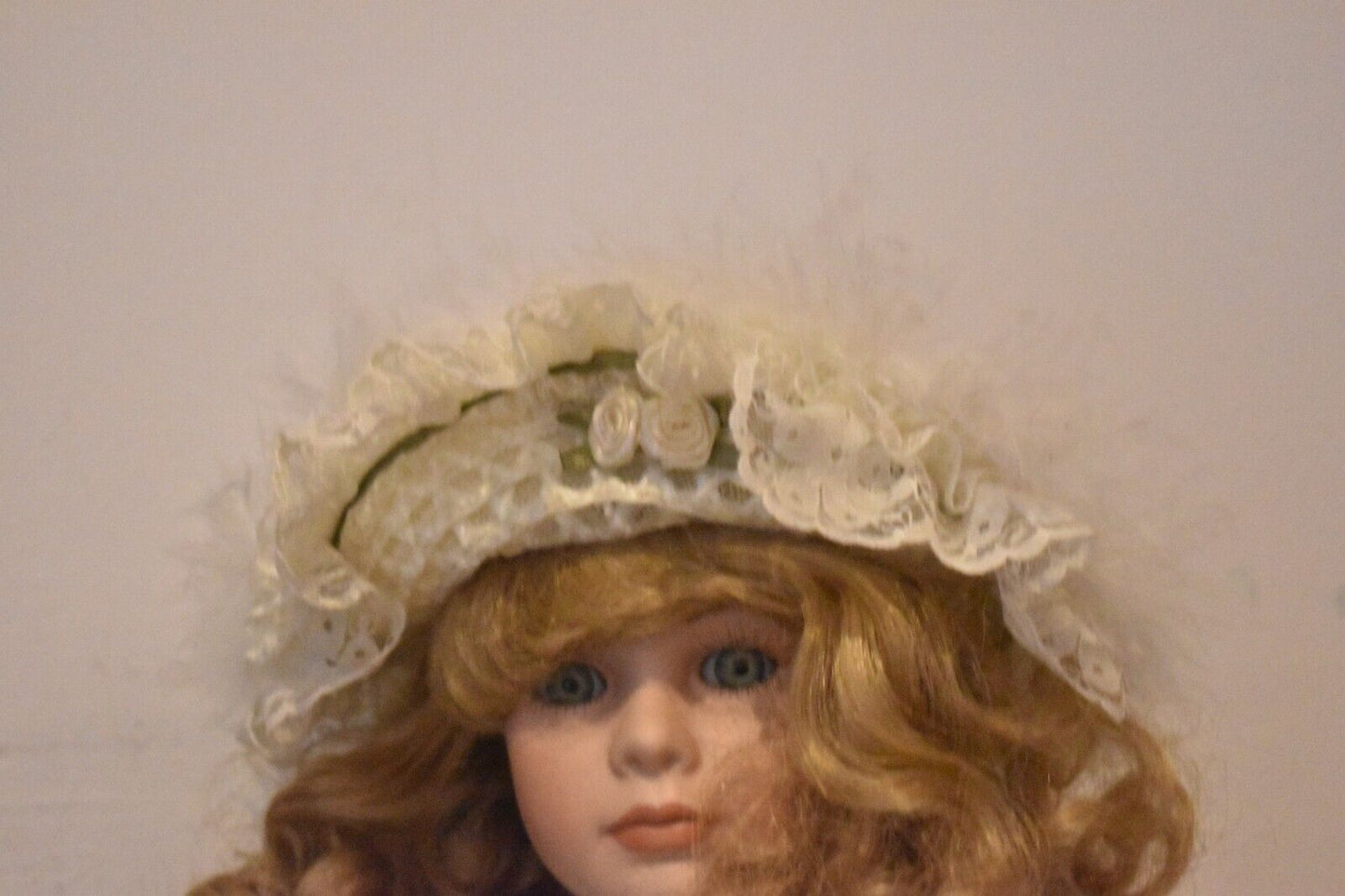 Vintage Alberon Doll Porcelain Doll Lady Helena Blonde Hair, Blue Eyes Retired 5