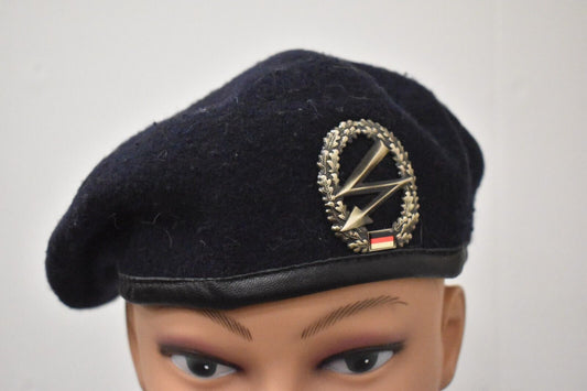 Vintage Germany Army Bundeswehr Fernmelder Beret Hat