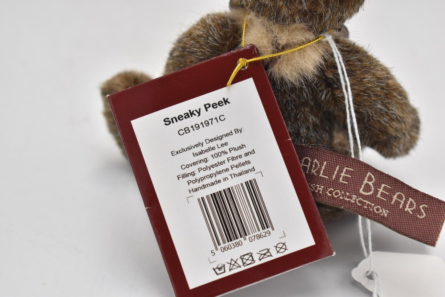 Charlie Bears Sneaky Peek Retired Tagged Isabelle Lee Design