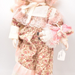 Vintage Porcelain Doll and Baby Doll Blonde Hair, Blue Eyes and Pink Dress