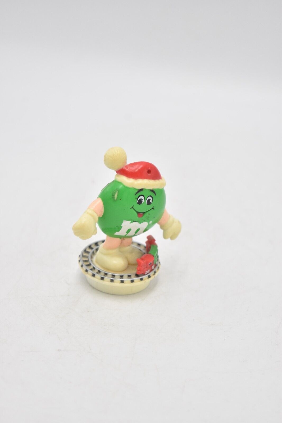 M&M's Green Character Christmas Train Cake Topper 1995