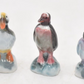 Vintage Miniature Penguin Trio Figurines Statues Ornaments x3