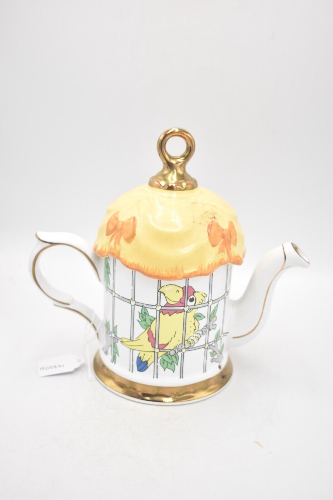 Vintage Price Kensington P&K Parrot in a Cage Teapot Decorative Novelty