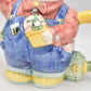 Vintage OCI Omnibus Gardening Pig Teapot Novelty Decorative Collectible