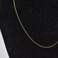 Vintage 14ct Rolled Gold Curb Chain Dainty Necklace 48cm