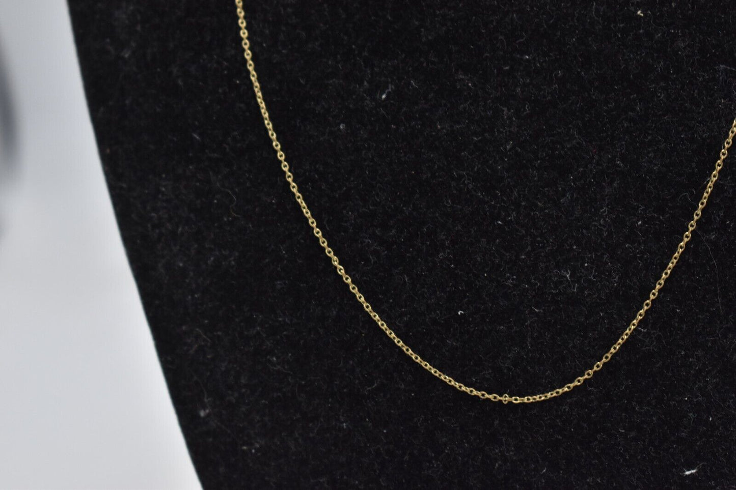 Vintage 14ct Rolled Gold Curb Chain Dainty Necklace 48cm