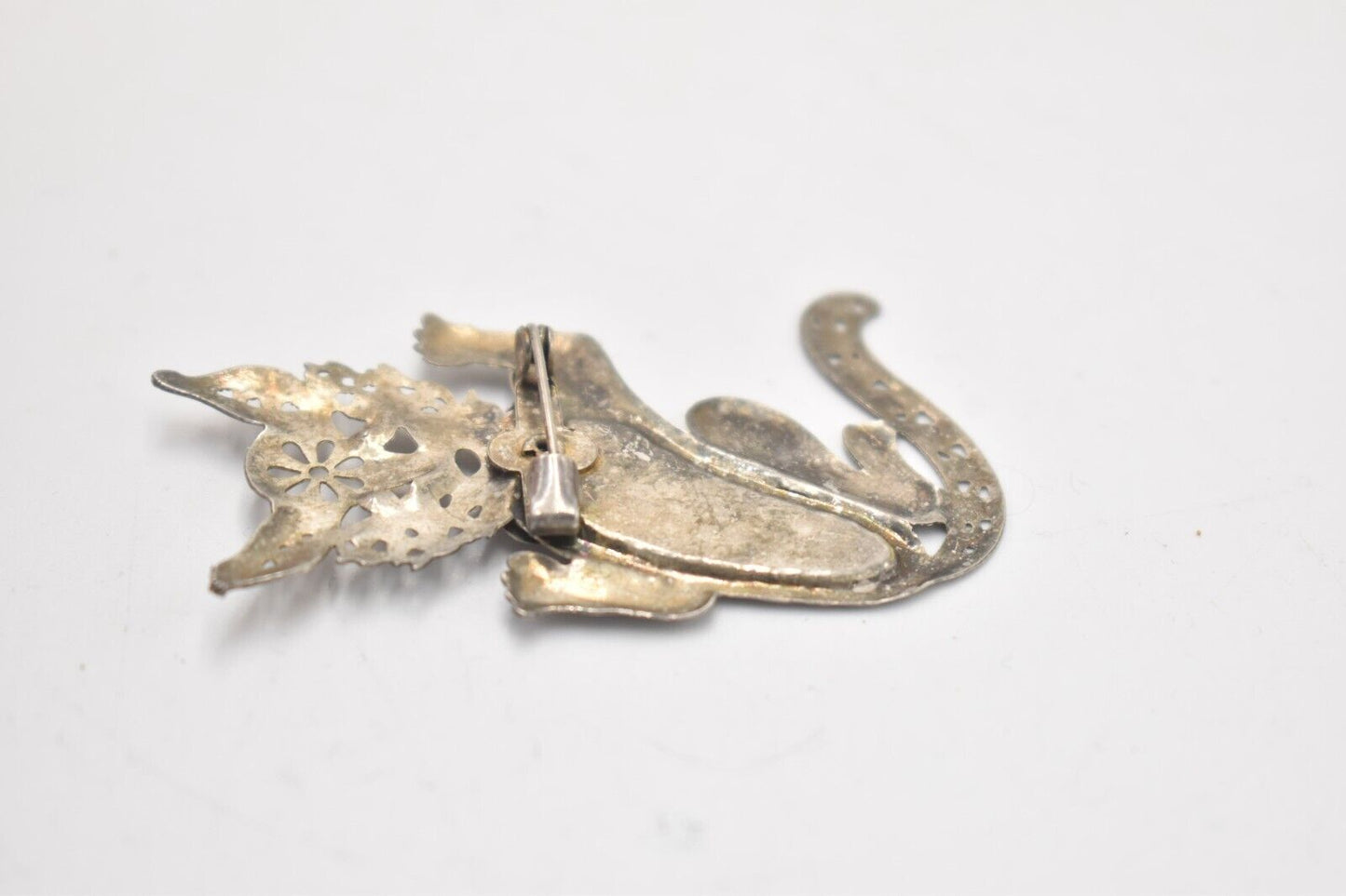 Vintage Cat Brooch, Ladies Brooch Women's Brooch