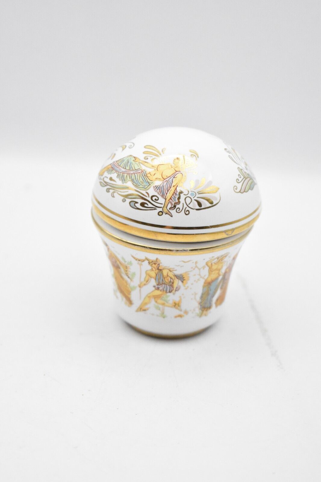 Vintage Electra Solid Perfume Bottle Made In Greece Scent Pot