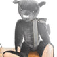 Merrythought Alpha Farnell Black Mohair Teddy Bear Growler Limited Edition