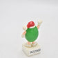 M&M's Green Peanut Character Snowball Throwing Cake Topper 1992