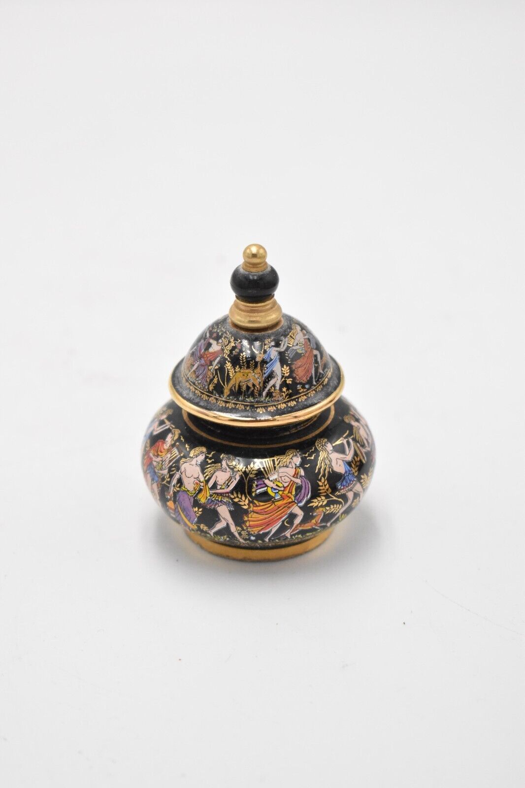 Vintage Venus Series Solid Perfume Bottle Made In Greece Scent Pot