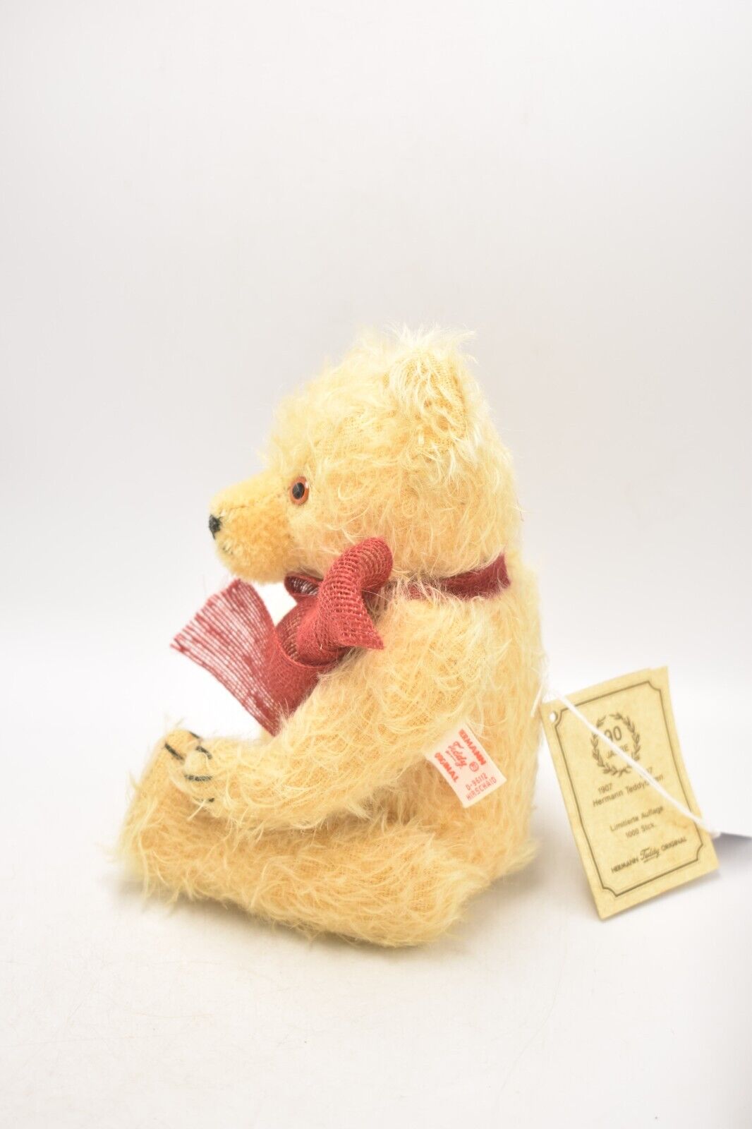 Hermann 90 Years Teddy Bear Limited Edition Retired & Tagged