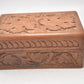 Vintage Wooden Decorative Storage Box, Trinket Box Hand Carved