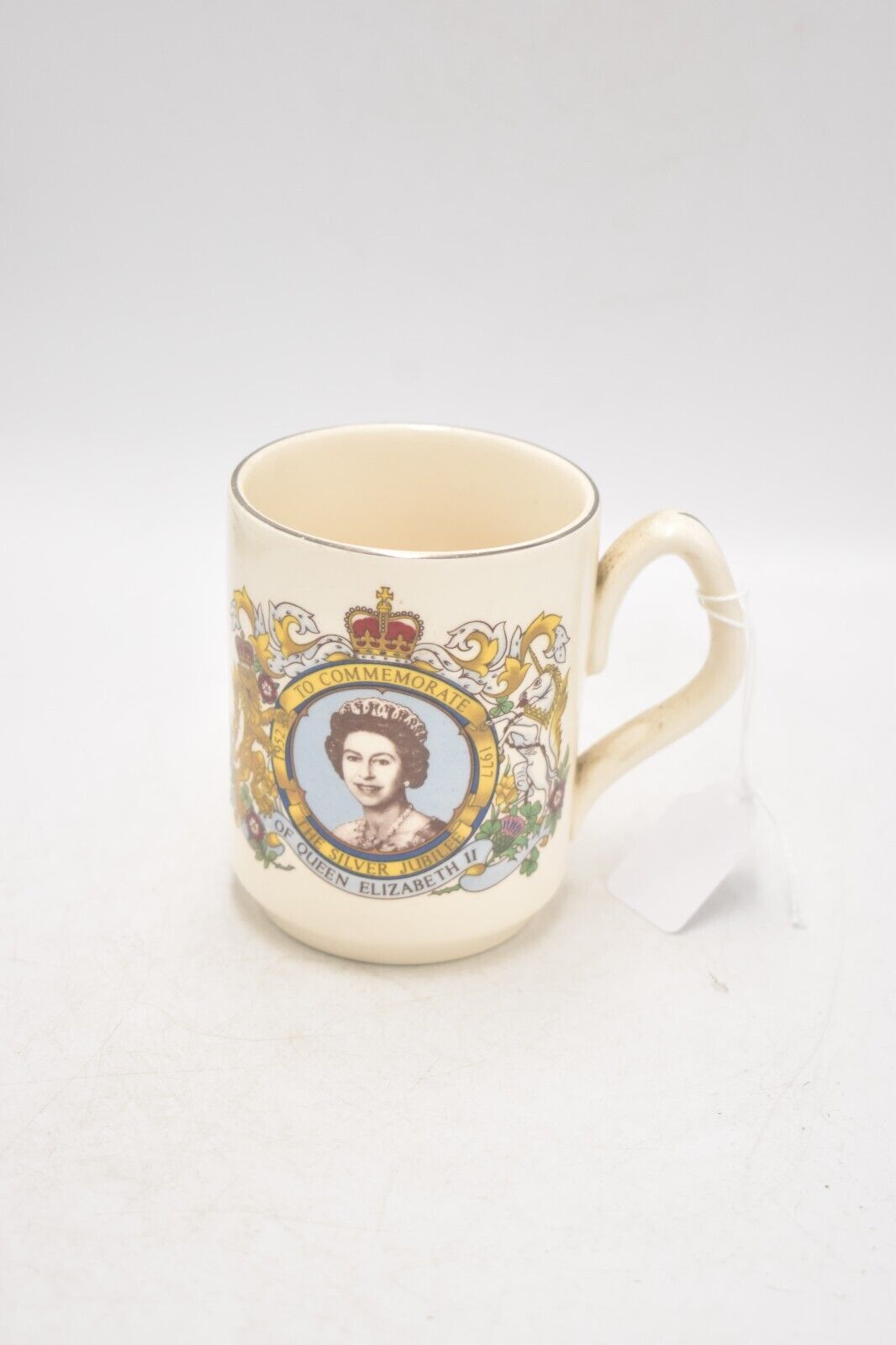 Vintage Sadler Commemorative Mug Silver Jubilee Of Queen Elizabeth 1952- 1977