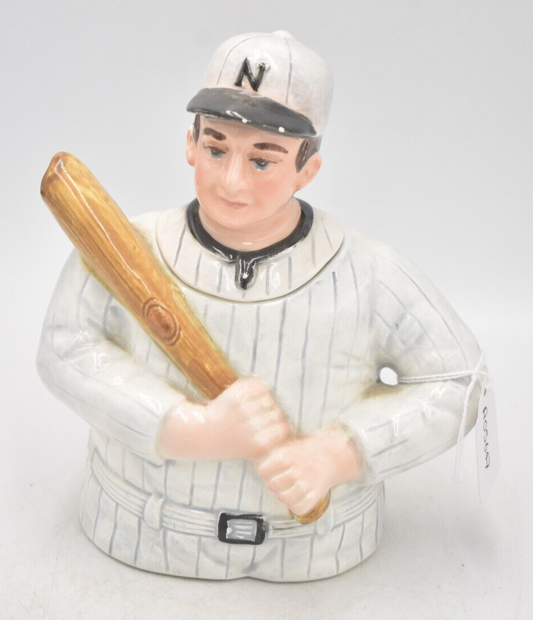 Vintage Fitz & Floyd Omnibus Baseball Player Teapot Novelty Decorative