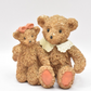 Vintage Teddy Bear Mum and Baby Bear Resin Figurine Ornament Statue