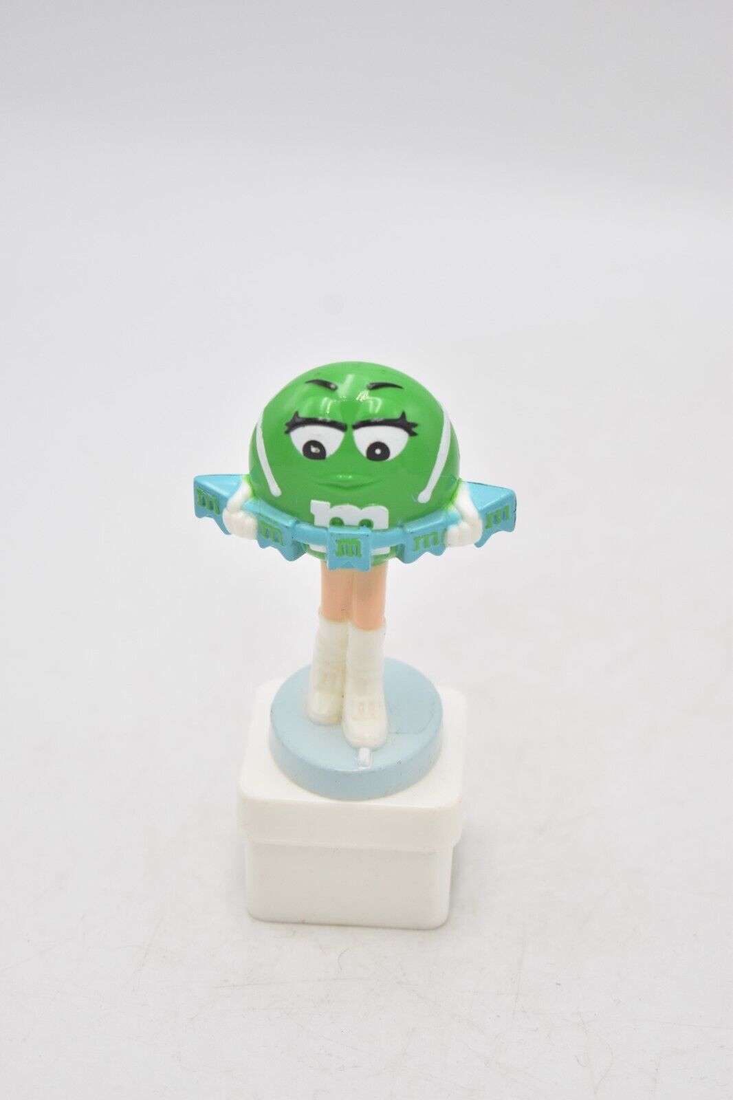 M&M's Ms Green Character Gymnastic Cake Topper