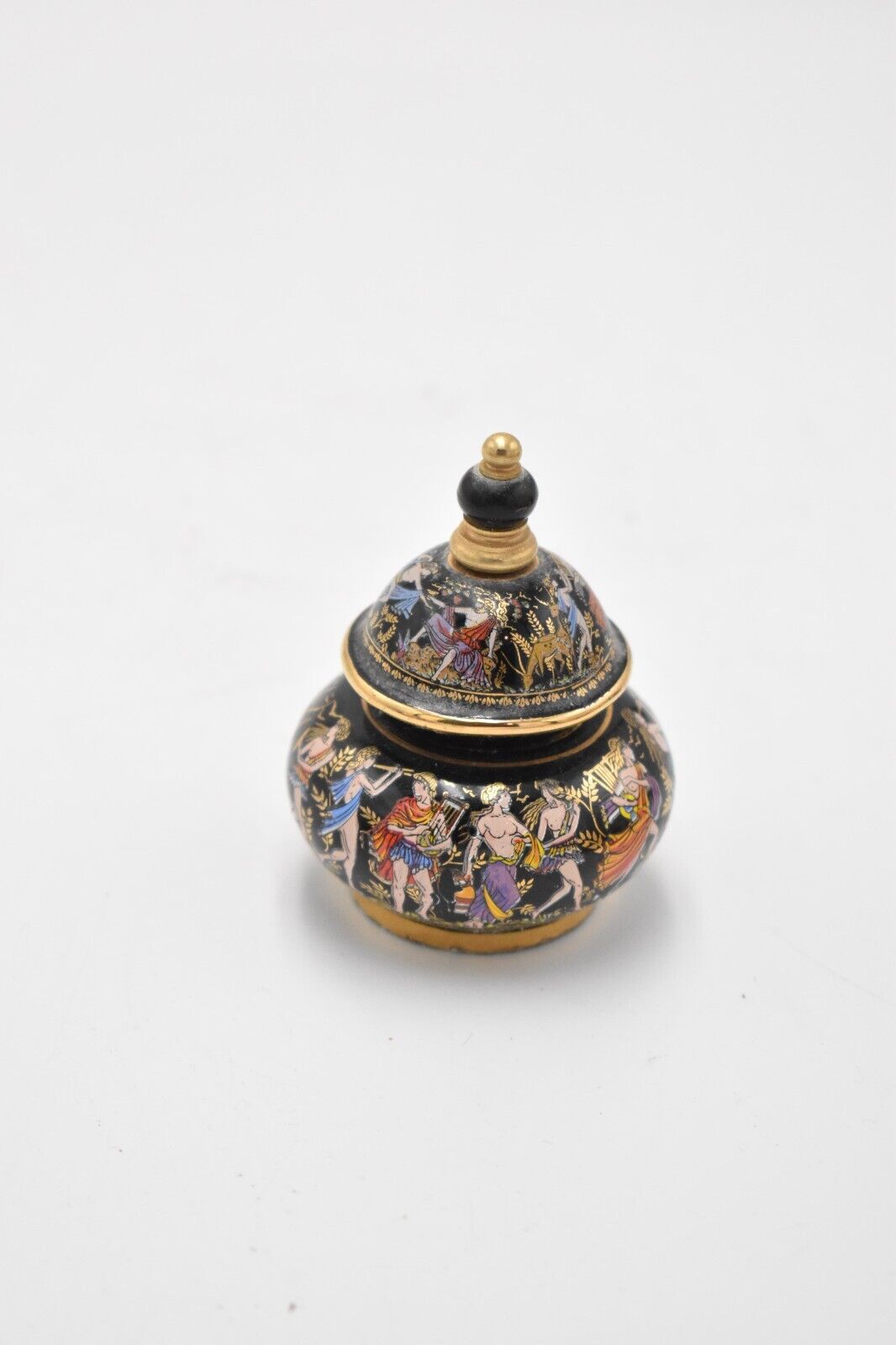 Vintage Venus Series Solid Perfume Bottle Made In Greece Scent Pot