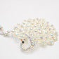 Vintage Peacock Bird Brooch Rhinestone Brooch Ladies Brooch Large