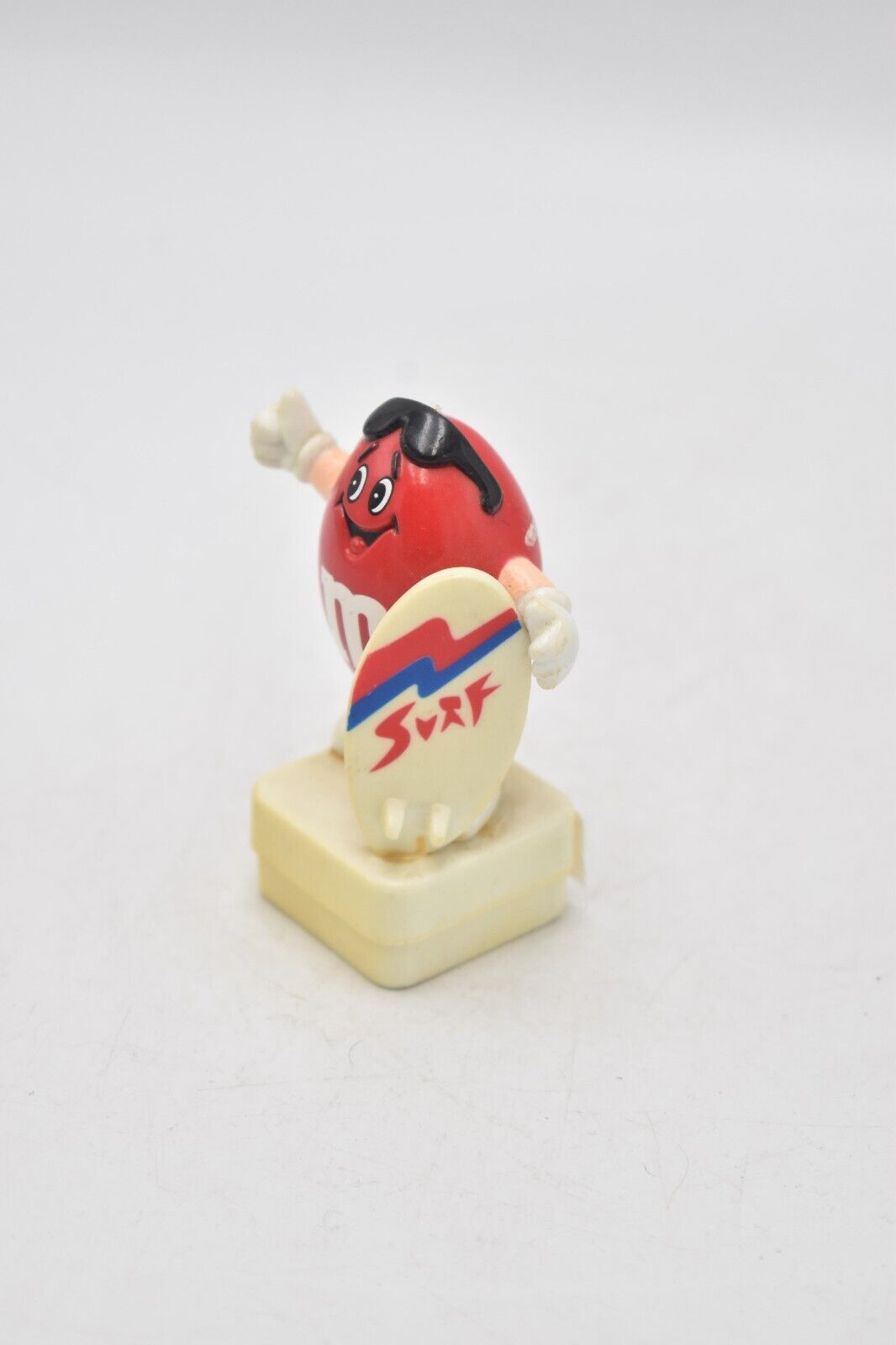 M&M's Red Peanut Character Surfer Cake Topper 1993