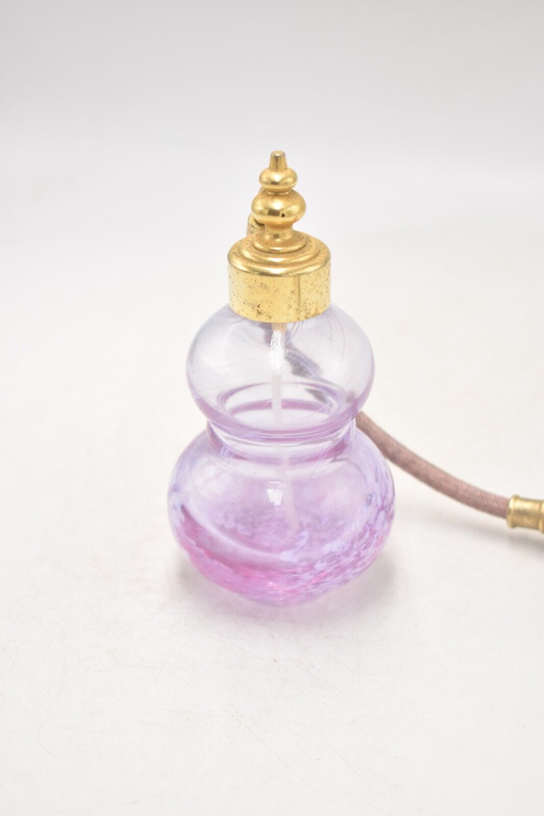 Caithness Glass Fragrance Perfume Bottle Atomiser Purple & White Swirl