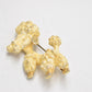 Vintage Poodle Dog Cream and Gold Brooch - Women's Jewellery