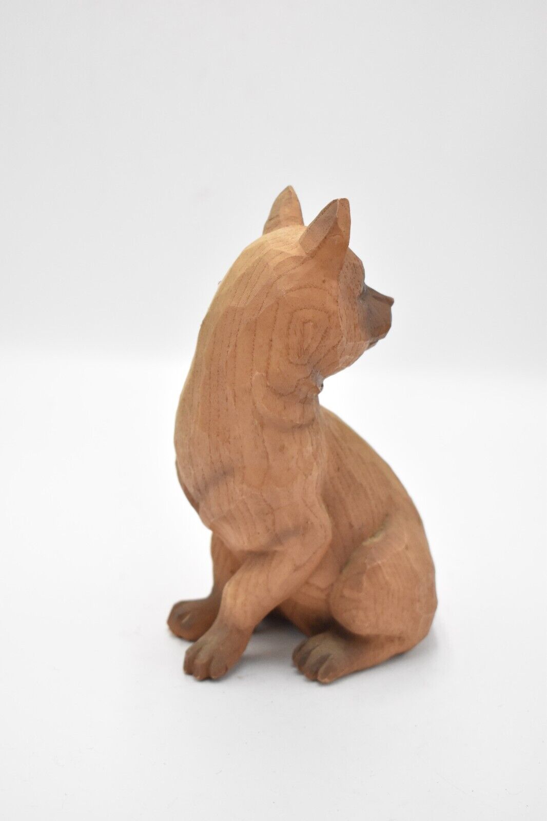 Vintage Resin Cat Figurine Statue Ornament