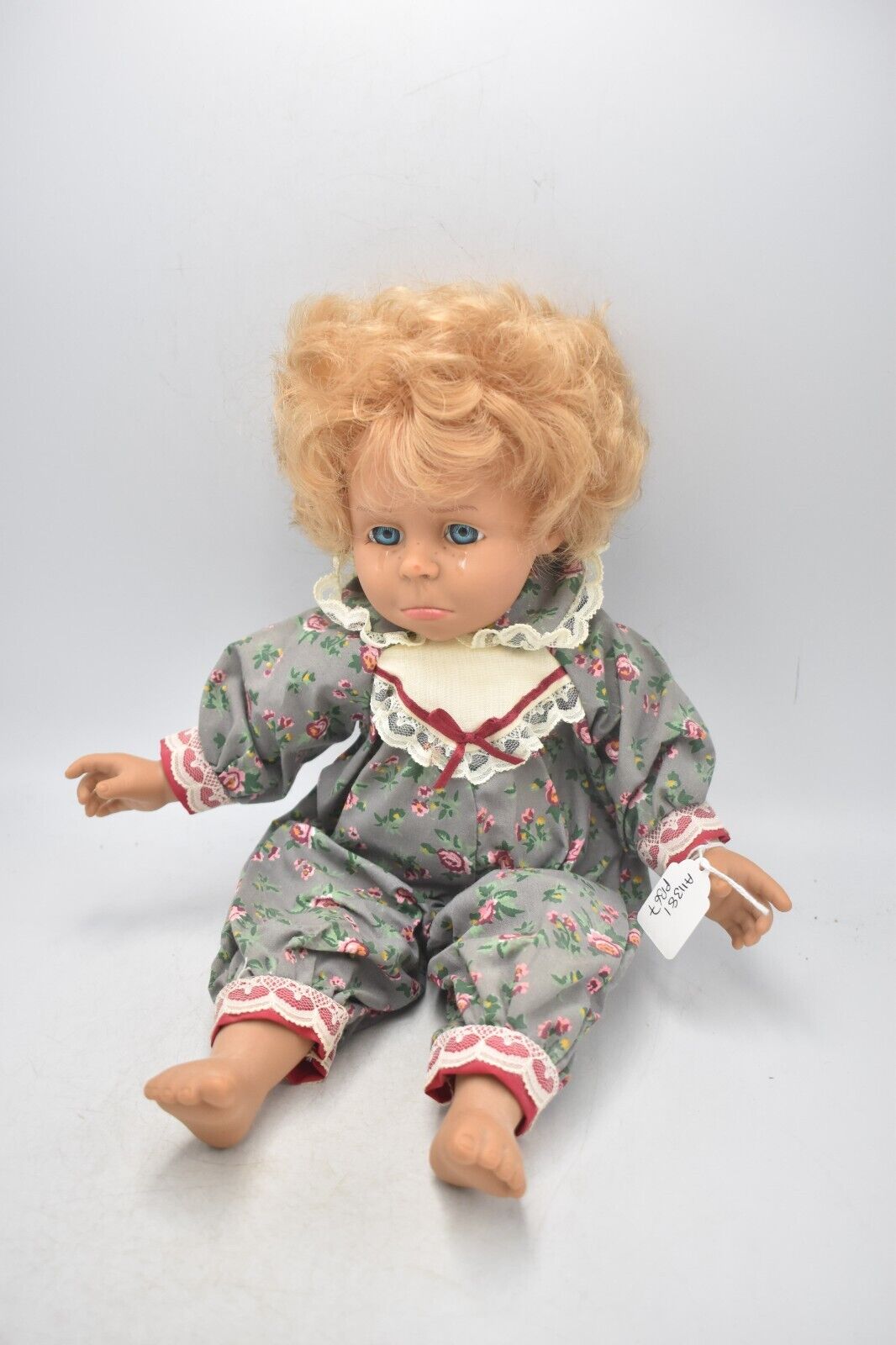 Vintage Spanish Expressions Doll Baby Girl Crying Hard Plastic