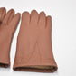 Vintage Debenhams Brown Vinyl Gloves Size 7