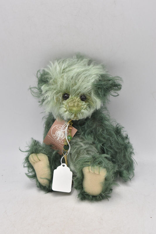 Charlie Bears Mushy Pea Minimo Retired Plush Bear by Isabelle Lee Tagged