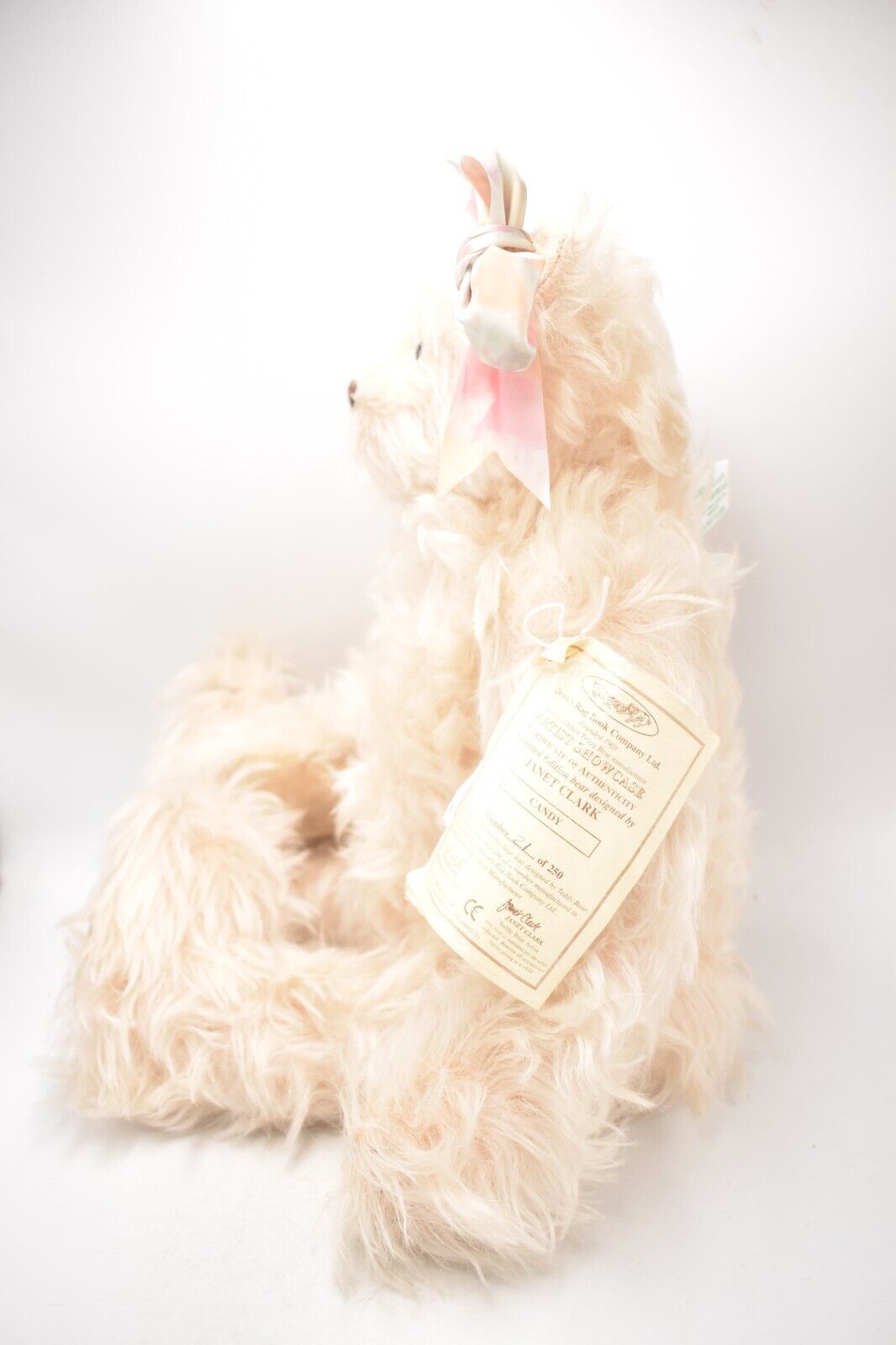 Deans Rag Book Co Artist Showcase Teddy Bear Candy by Janet Clark Ltd Edition