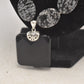 Carolyn Pollack Sterling Silver Snowflake Obsidian Necklace South Western