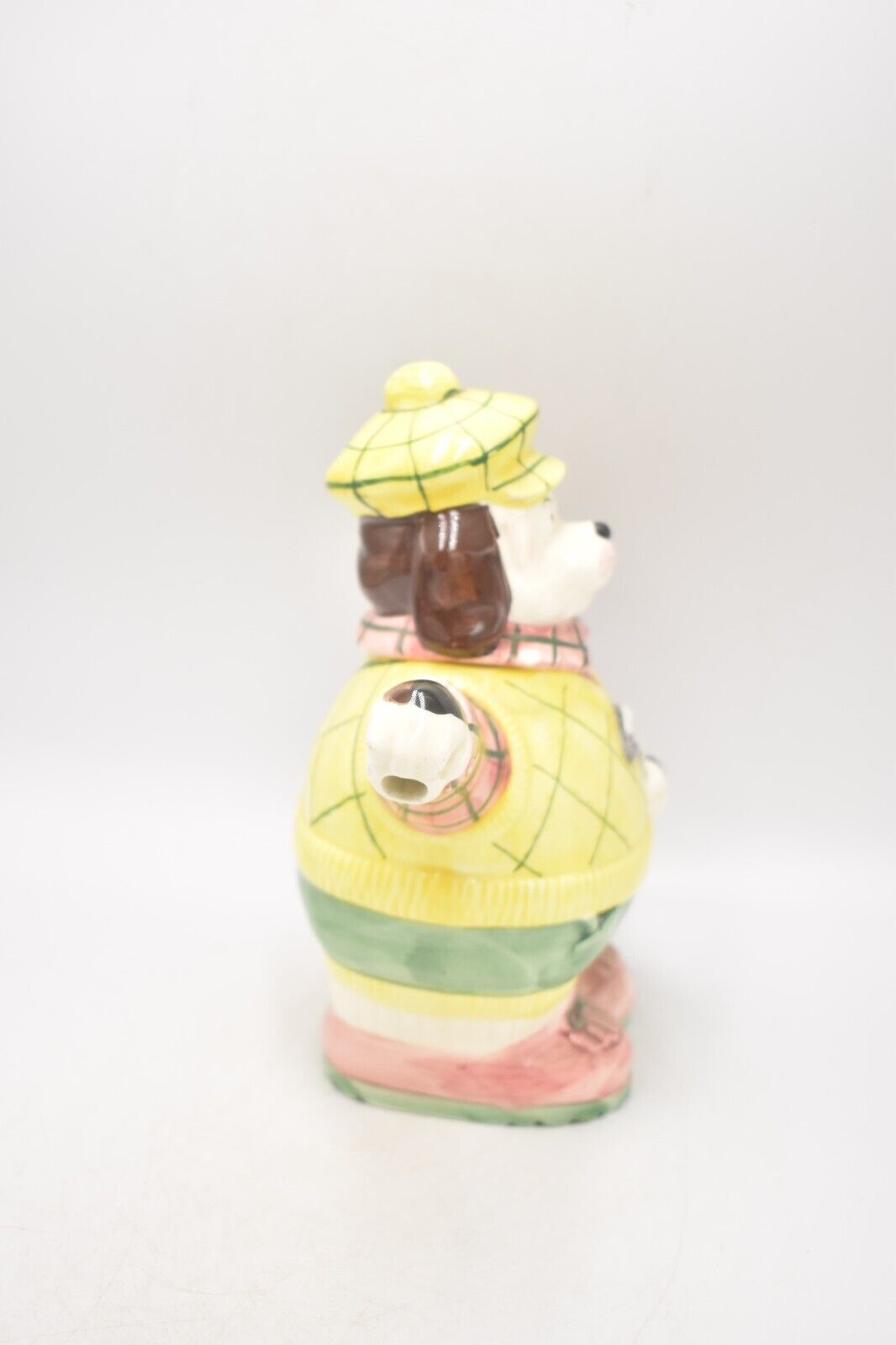 Vintage Fitz & Floyd Omnibus Golfing Dog Teapot Decorative Novelty