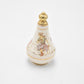 Vintage Hand Painted Enamel Decorative Perfume Bottle Greek Mythology White