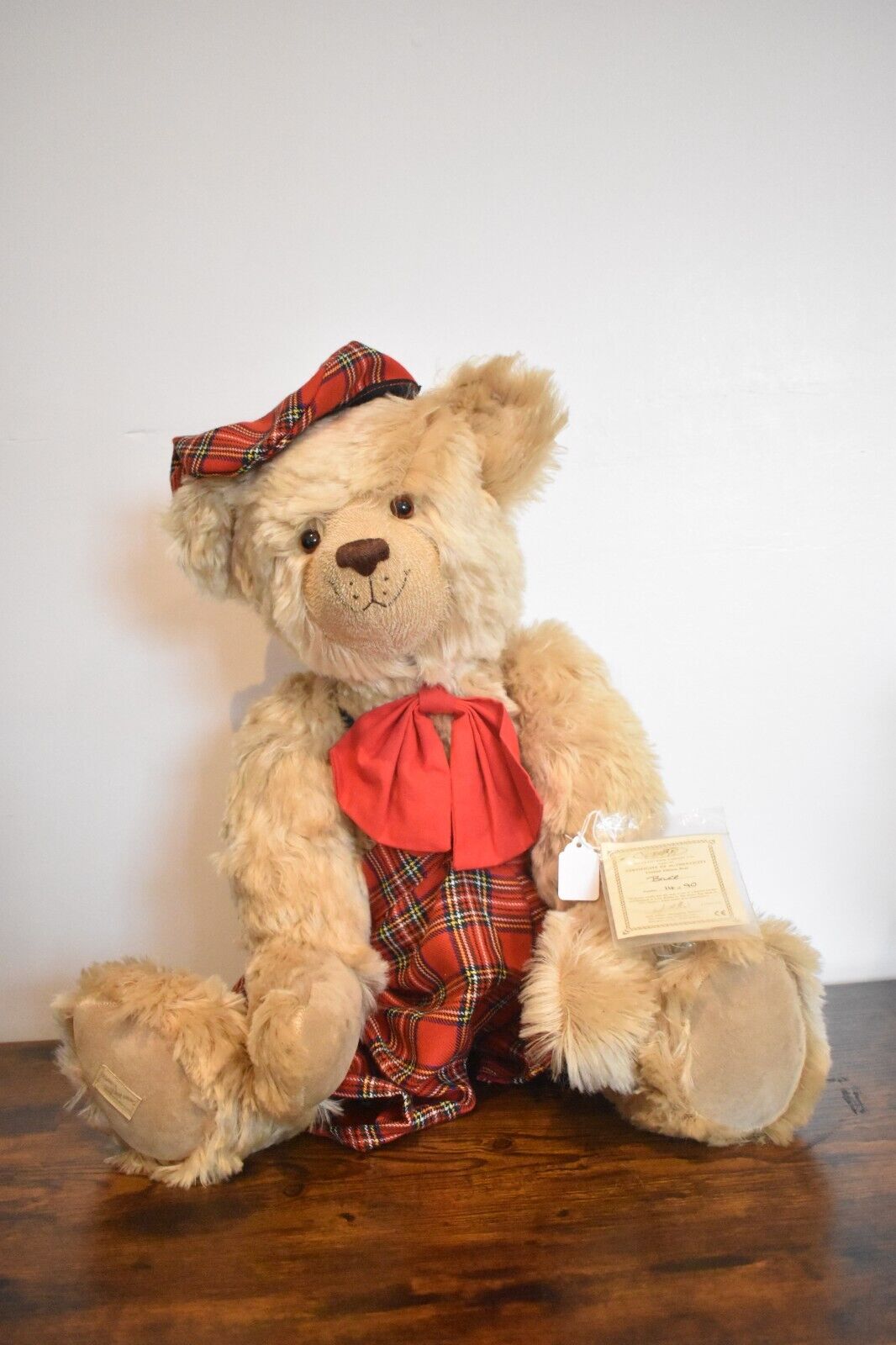 Deans Rag Book Co Bruce Teddy Bear Limited Edition Retired & Tagged