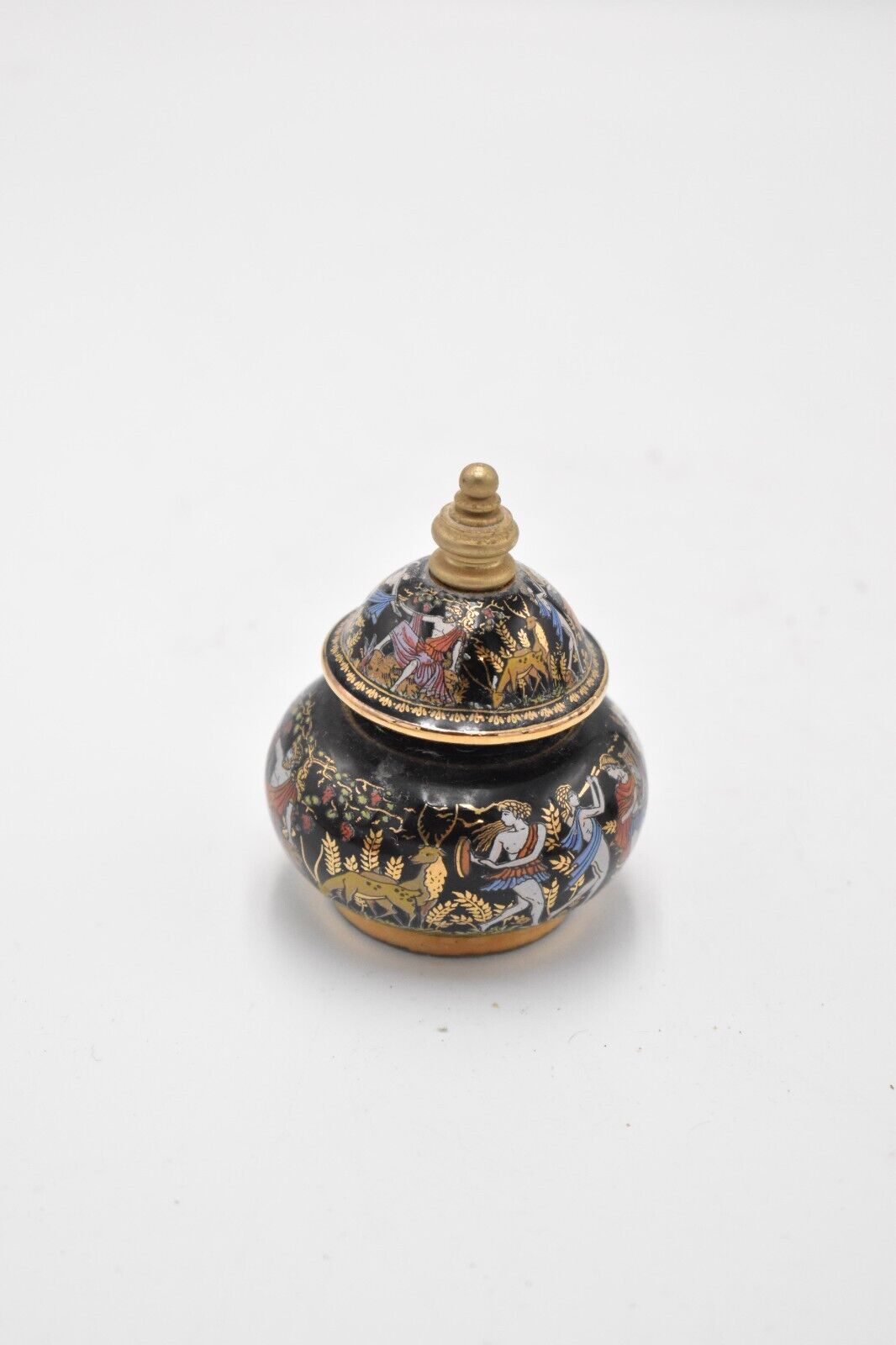 Vintage Venus Series Solid Perfume Bottle Made In Greece Scent Pot