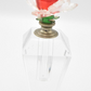 Vintage 3D Rose Glass Decorative Perfume Bottle