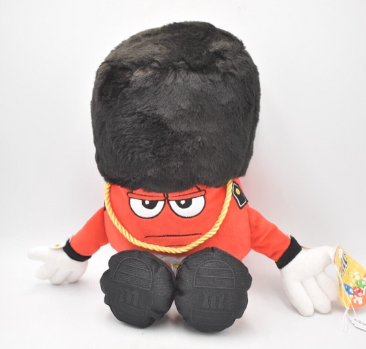 M&M's World Red Character Guardsman/ Royal Guard Plush Soft Toy Tagged 2011