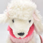 Keel Toys Fifi White Poodle Dog with Pink Coat & Lead, Retired & Tagged