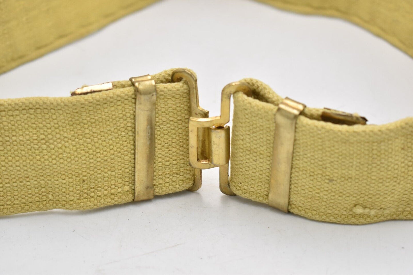 WWII British Army 37 Pattern Webbing Belt – Desert Tan, W34"-36"