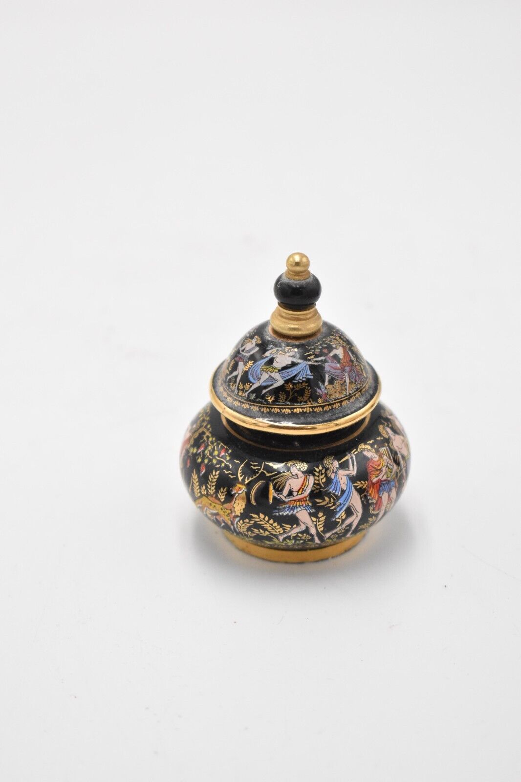 Vintage Venus Series Solid Perfume Bottle Made In Greece Scent Pot