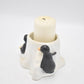 Vintage Penguin Candle Holder Ceramic Decorative