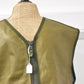 British Army Protective Leather Combat Jerkin Olive Green Size 170/96