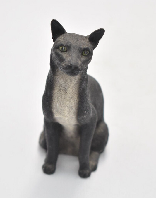 Vintage 1988 Castagna Black Cat Figurine Statue Ornament