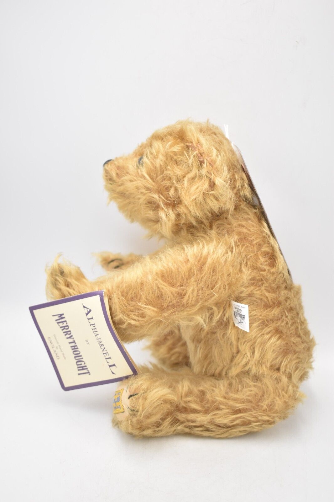 Merrythought Alpha Farnell Witney Farnell Teddy Bear Limited Edition Retired Tag