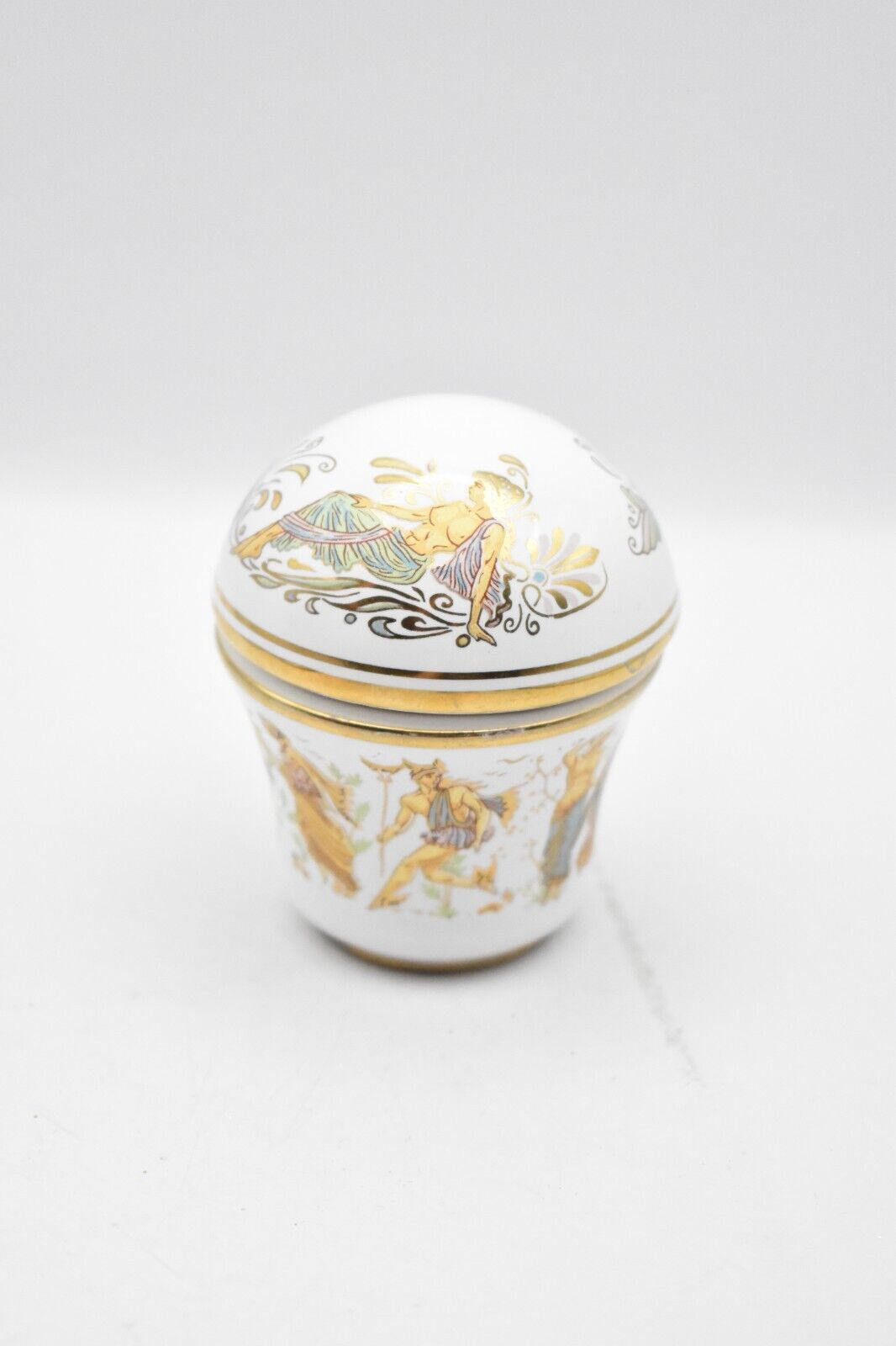 Vintage Electra Solid Perfume Bottle Made In Greece Scent Pot