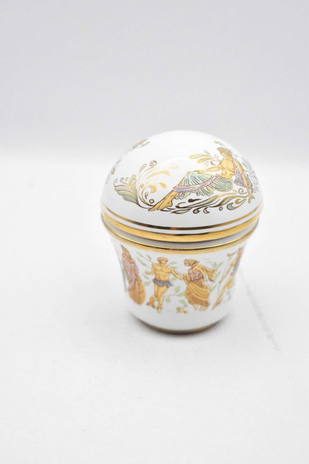 Vintage Electra Solid Perfume Bottle Made In Greece Scent Pot