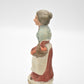 Vintage Old Lady Figurine Statue Ornament Ceramic