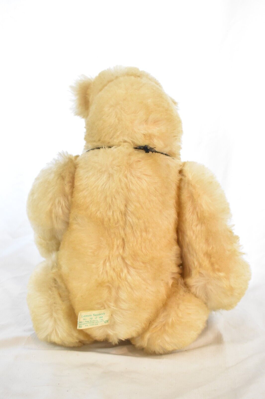 Deans Rag Book Co Lemon Squeezy 60cm Teddy Bear Artist Showcase Lisa Wills