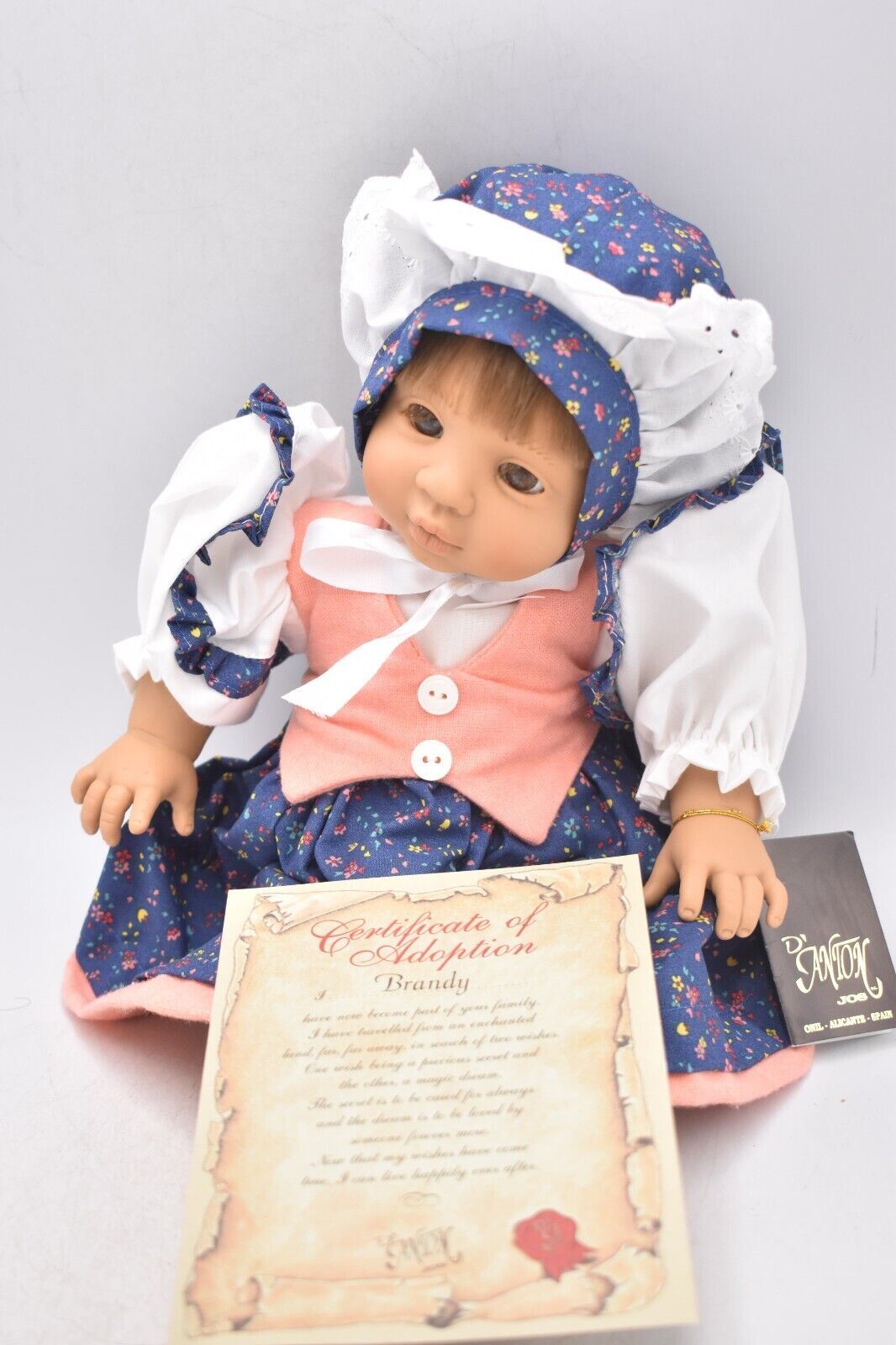 Vintage D'Anton Jos Brandy Lifelike Expressions Doll - Retired & Boxed